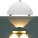 thumbnail image 2 of 85-266V 3W 3LED Luz de pared Lámpara de aplique blanco cálido para el hogar Dormitorio Bar Café Restaurante, 2 of 8