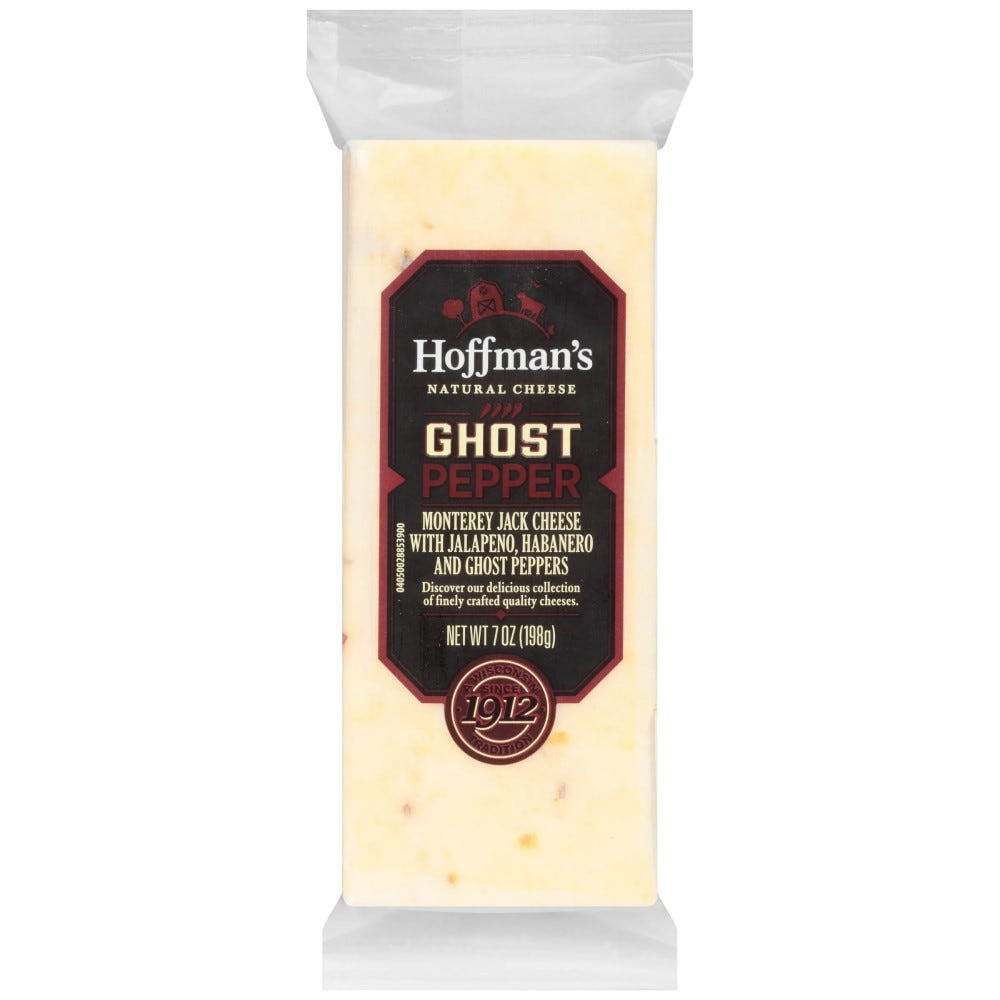Hoffman's Ghost Pepper Cheddar Cheese, 7 oz, 12 Pack