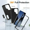 thumbnail image 4 of Funda para Teléfono Samsung Galaxy S26 Ultra 5G de 6,9" con Soporte Incorporado, Funda Protectora Resistente a Prueba de Golpes/polvo/caídas de Grado Militar para Samsung Galaxy S26 Ultra 5G, Negro, 4 of 8