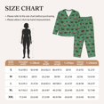 thumbnail image 3 of KLL Christmas Dachshund Print Women's Long Sleeve Pajamas with Pants Sleepwear Loungewear 2 Set-Large, 3 of 7