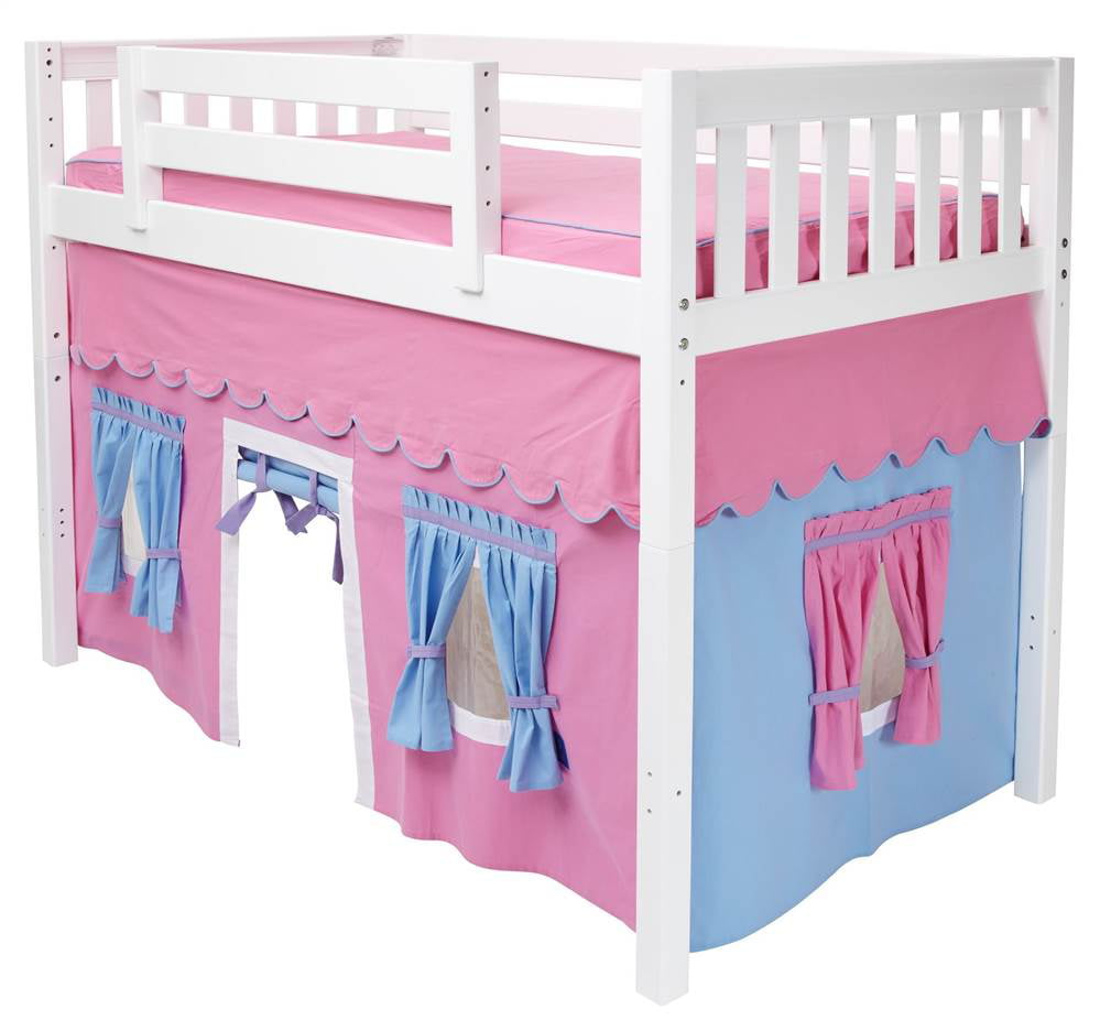 Childrens Curtain W Adhesive Velcro, Bed Curtains For Bunk Beds