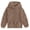 Brown, variant on Aideaone Girls Fuzzy Fleece Hoodies Sweater Cable Knit Warm Sherpa Pullover Sweatshirt with Pockets 6-13 Years