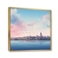 thumbnail image 2 of Designart "Skyline of the Boston City" Cityscapes Floater Framed Wall Decor, 2 of 7
