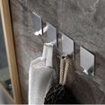 thumbnail image 2 of Self Adhesive Coat Hooks Strong Stick On Hooks Heavy Duty Wall Hooks For Hanging, 2 of 5