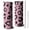 Pink and Black, variant on 20oz Leopard Pattern with Green and Black Spots Skinny Tumblers Stainless Steel Tumbler with Lid and Straw,Vacuum Insulated Double Wall Travel Tumbler Cups with Cleaning Brush for Coffee,Tea