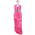 thumbnail image 6 of Women's Slim Fit Maxi Dress Summer Clothing Lace Up Halter Cutout Backless Floral Evening Gown Sexy Club Street Wear-a-S, 6 of 7