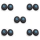 thumbnail image 1 of Injueey Cojines Almohadillas para los oídos Reemplazo montado en la cabeza para auriculares Bose OE2 Negro + Azul Type2 NO2, 1 of 6