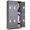 Gray, variant on IKIMI 72" Metal Locker for Employees, 3 Doors Storage Cabinet Locker with Vented Compartments and Hooks for Gym, Garage, Living Room, Office, School, Gray