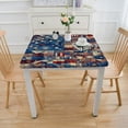 thumbnail image 3 of nygtbtfer Tablecloth Rectangle Table Cloth American Flag Table Cover for Memorial Veteran's Day Dining Table Decoration, 3 of 7