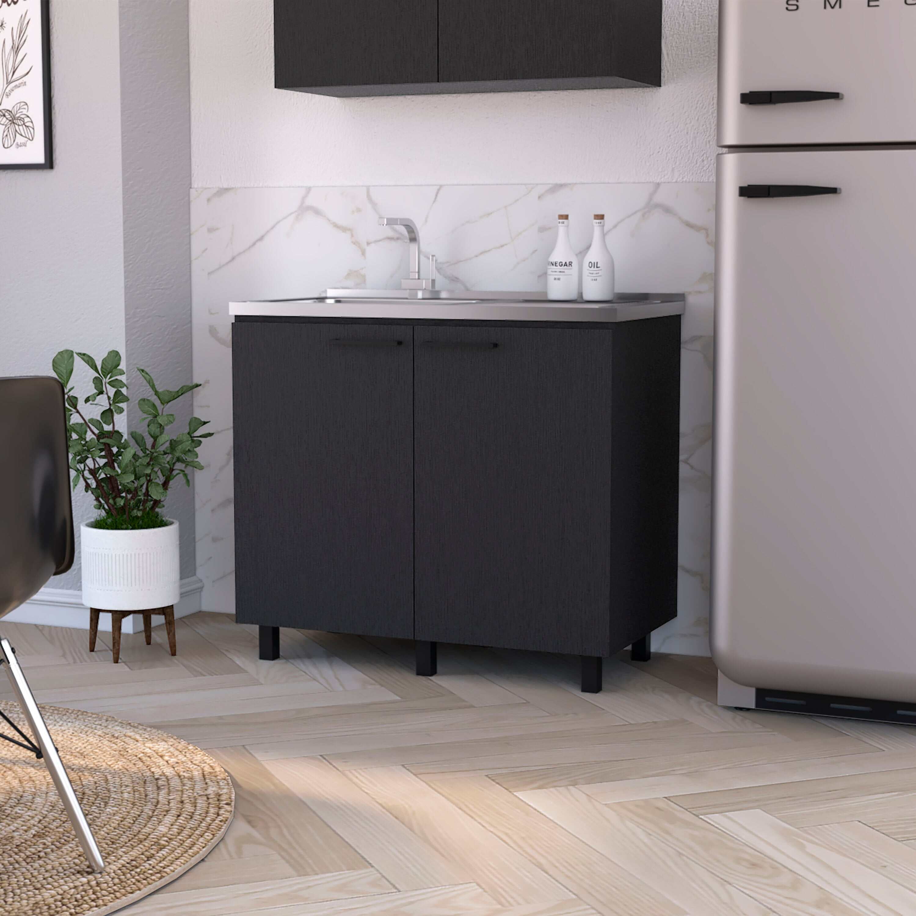 24 in. L Wall Mount Laundry/Utility Sink in White Single