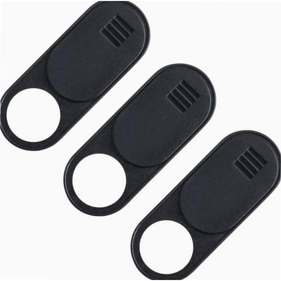 Webcam Cover, 3-Pack Black Ultra Thin Design Web Camera Cover Slide Compatible Laptop, PC, MacBook, iMac, Computer, iPad, Pro Protect Your Privacy Security Digital Sliding Covers