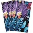 thumbnail image 2 of SKYSONIC 1 Pack Art Flowe Kitchen Towels Soft Absorbent Dish Towels Reusable Tea Towels Set 28 x 18 Inch, 2 of 7