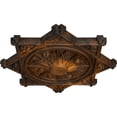 thumbnail image 3 of 38 1/4"OD x 1 1/2"P Antilles Ceiling Medallion (Fits Canopies up to 6"), Hand-Painted Rust, 3 of 6
