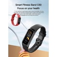 thumbnail image 2 of Fitness Tracker Watch with Heart Rate, Sleep Monitor, 14 Sports Modes IP67 Waterproof Pedometer Step Counter Android and iOS Compatible Activity Wrist, 2 of 5