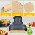 thumbnail image 4 of Multifunctional Silicone Mat, Air Fryer Accessory Hot Mat, Portable Glass Air Fryer Cooking System Holder, Heat-Resistant, Non-Slip Protects Tabletop Clean from Damage, Easy to Clean, 4 of 6