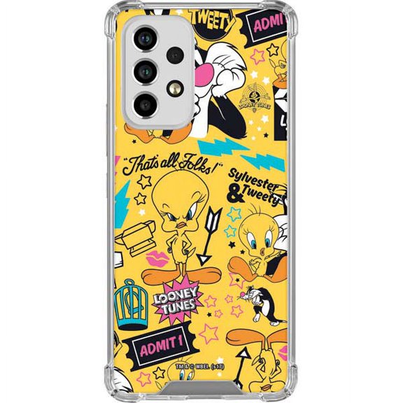 Skinit Cartoons Tweety and Sylvester Patches Galaxy A33 5G Clear Case