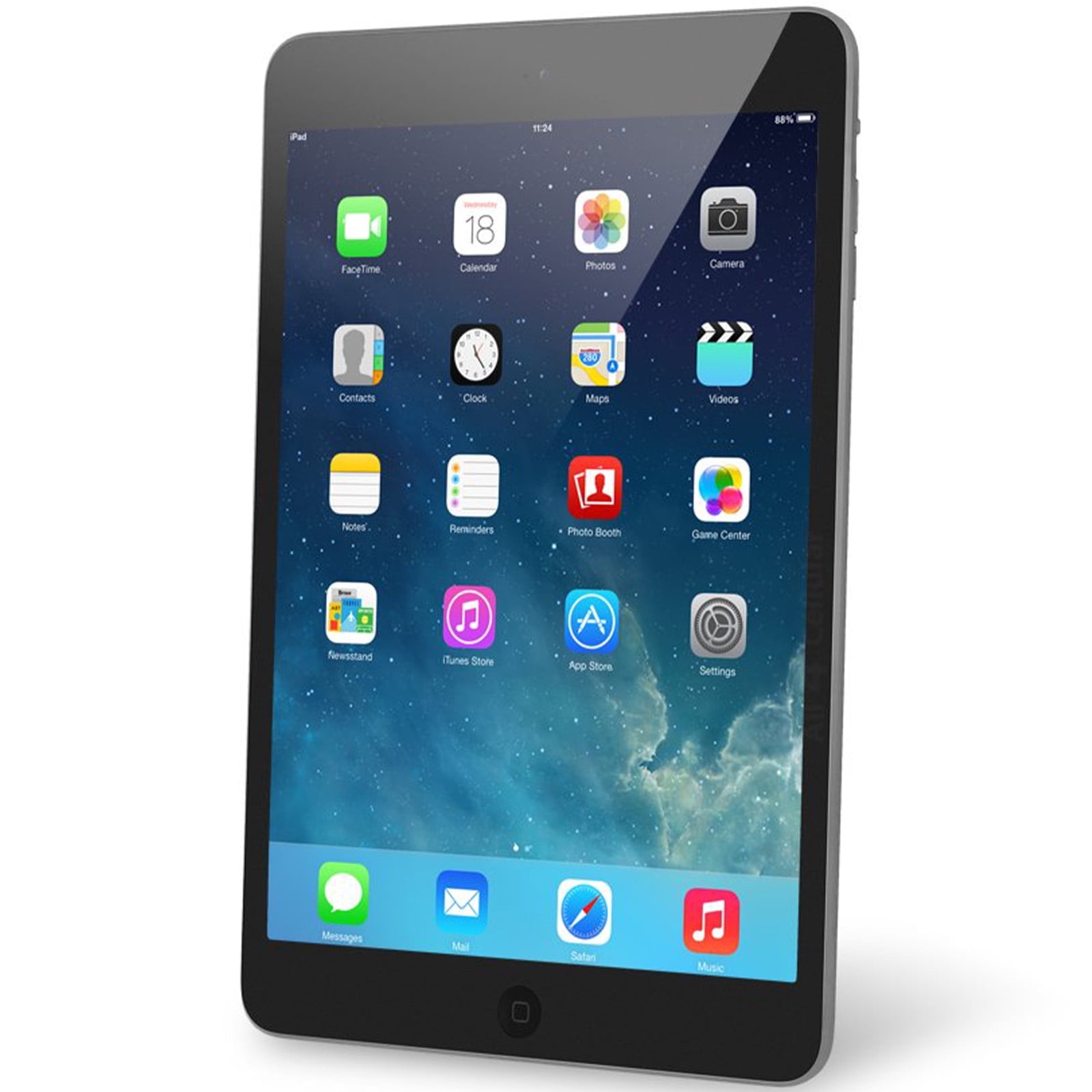 Restored Apple Mini 2 iPad with WiFi 7.9" Touchscreen Tablet PC Featuring iOS 7, upgradable to iOS 11.2.5, Space Grey (Refurbished)