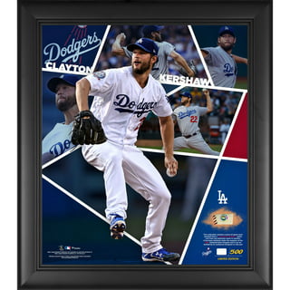 MLB Los Angeles Dodgers - Clayton Kershaw 14 Wall Poster, 14.725 x  22.375, Framed 