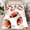 thumbnail image 2 of Homewish Sport Football 4-Piece Full Size Sheets For Children Teens Adults,Ball Game Bed Sheets,Gamer Rugby Lightweight Sheet Sets,Ultra Soft Home Decor, 2 of 7