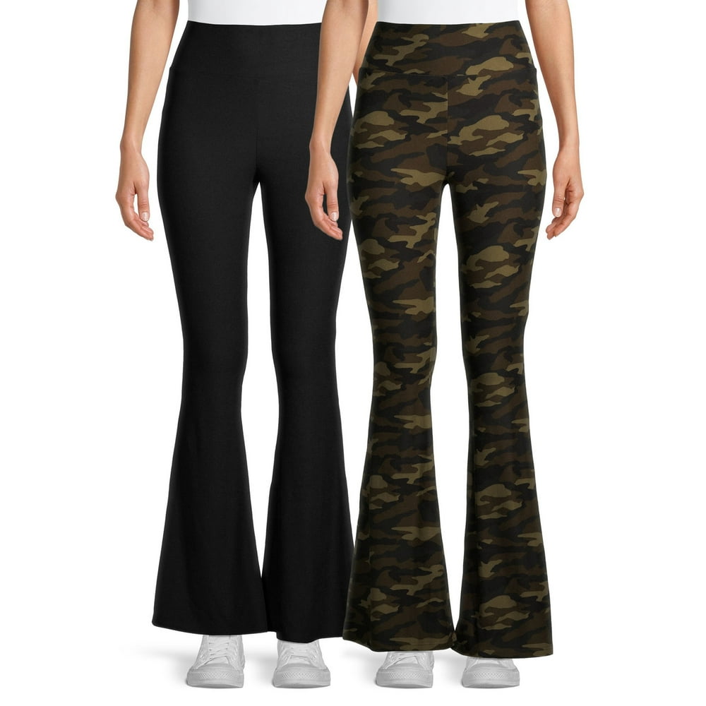 No Boundaries No Boundaries Juniors' Knit Flare Pants, 2Pack