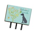 thumbnail image 1 of Welcome Friends Black Great Dane Leash or Key Holder, 6 x 2 x 9 in., 1 of 1