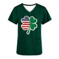 thumbnail image 4 of Fewfanhot Womens T Shirts Scrub Tops for Women, Short Sleeve V Neck Scrub Shirt with Pockets, 4 of 5