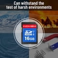 thumbnail image 4 of ERDS-SD Card 16GB (2 Pack) - SDHC Flash Memory Card UHS-I U1 Class 10 High-Speed Full HD Video Compatible with Digital Point-and-Shoot Cameras, HD Camcorders, DSLR and PC, 4 of 4