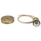 thumbnail image 5 of M Buder Portalámparas Colgante Vintage E27 Cable 100-240V Dorado Antiguo 1m / 3.3ft, 5 of 9