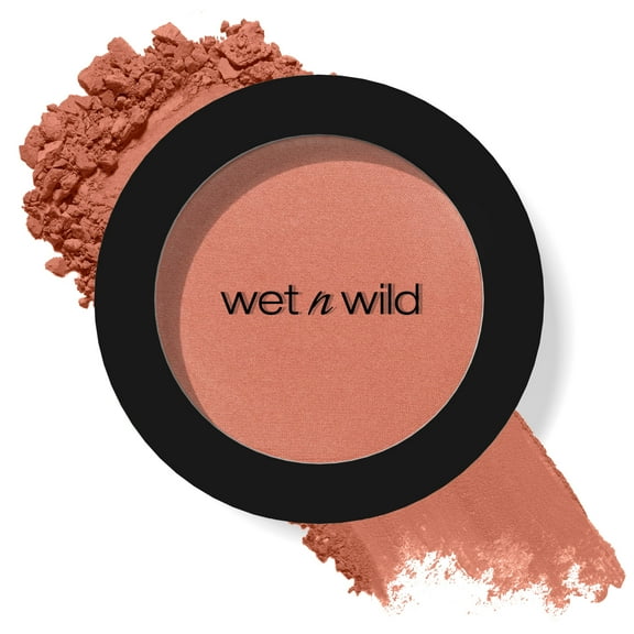 Wet n Wild Color Icon Blush Makeup, Infused with Jojoba Oil, Mellow Wine, 0.21 oz