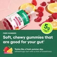 thumbnail image 5 of Fiber Gummies 5g Prebiotic Fiber Per Serving, 60 Count, Raspberry Lemon Flavor, Supports Digestion & Regularity, Sugar Free, Non-GMO, Gluten Free, Vegan, 5 of 7