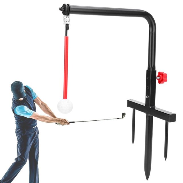 Práctica, Entrenador De Swing De Golf, Equipo De Ayuda Para Entrenamiento De Swing De Golf Para Principiantes Al Aire Libre De Acero Para Accesorios De Golf De Interior Kearding OD013039-00