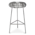 thumbnail image 1 of Meridian Furniture Tuscany Silver Metal Counter Stool, 1 of 13