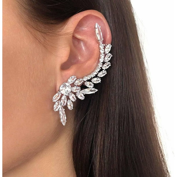 Trailing Earrings Ear Climbers, Simple Earrings, Ear Crawlers, Ear