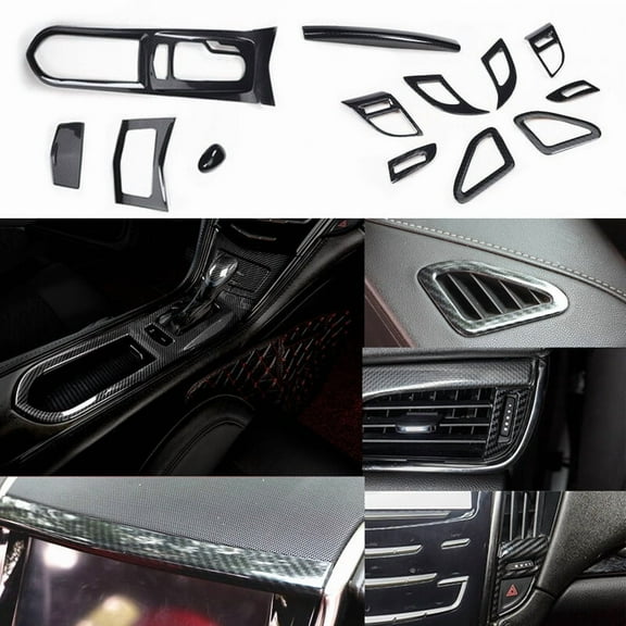 For Dodge Challenger Black Center Console Armrest Pad Cover 2015-2020