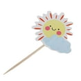 thumbnail image 4 of 24/set Animal Rabbit Flower Cake Cupcake Topper Pick Kids Birthday Decor, 4 of 8