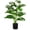28" Black, variant on 28" , Artificial Monstera Indoor in White Pot | Faux outdoor add bright, clean tropical greenery to mon office, bedroom, entryway, front porch and house decor