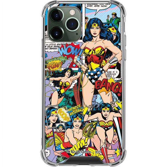 Skinit DC Comics Wonder Woman Comic Blast iPhone 12 Pro Clear Case
