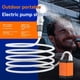 thumbnail image 5 of Ducha Eléctrica Portátil para Camping con Bomba, Resistente Al Agua IPX7, Pantalla LCD Recargable, Kit de Ducha con Bolsa de Almacenamiento y Soporte., 5 of 5