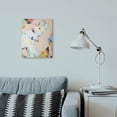 thumbnail image 3 of Stupell Industries Colorful Abstract Elephant Animal Rainbow Drawing Canvas Wall Art by June Erica Vess, 3 of 3