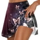 thumbnail image 1 of Gibobby Plisado Mini Falda De Las Falda estampada de entrenamiento informal diario para mujer Tenis Yoga Deporte Falda Pantalones cortos Falda(Morado， S), 1 of 4