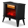 thumbnail image 6 of (LK-LTD)--120V 1000W 15in Fireplace Black Wood Free-standing - Quartz Tube - 2nd Gear Temperature Control - With Fake Firewood  - Single Color**--（ GF4K85）, 6 of 9
