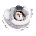 thumbnail image 2 of LSLJS Bequemes Plusch Hamster Haustier Matte Bett fur Tiefschlaf Schlafbett, 2 of 2