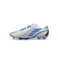 thumbnail image 3 of Gomelly Mens Soccer Cleats Wide Width Firm Ground Soccer Shoes Football Cleats Sneakers for Women Youth Boys Girls Silver Long Cleats 9.5, 3 of 5