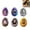 A, variant on 5PCS Christmas Ornaments Cute Snowman Acrylic Pendant for Christmas Tree Decorations Hanging Ornaments for Home Decor Holiday Party 3/2/1Set