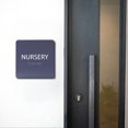 thumbnail image 5 of ADA CENTRAL SIGNS - 6" X6" Baby Nursery Sign - ADA Compliant Tactile Graphics Grade 2 Braille Text Acrylic Wall Sign| Mothers Room Child Care Baby Changing Area Signs for Hospital, Clinic, & Apartment, 5 of 7