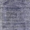 thumbnail image 1 of Ahgly Company Indoor Square Mid-Century Modern Purple Navy Blue Oriental Area Rugs, 6' Square, 1 of 6