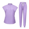 thumbnail image 3 of Conjunto de uniforme femenino para fregar, ropa de trabajo de enfermería para peluquero de mascotas de cosmetología SPA XL, 3 of 10