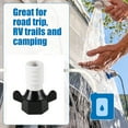 thumbnail image 2 of 1/2 Inch X14 NPT X1/2 Inch Barb Straight Swivel Adapter RV Water Pump Fittings with Thread Seal Tape,for Water Pump, 2 of 8