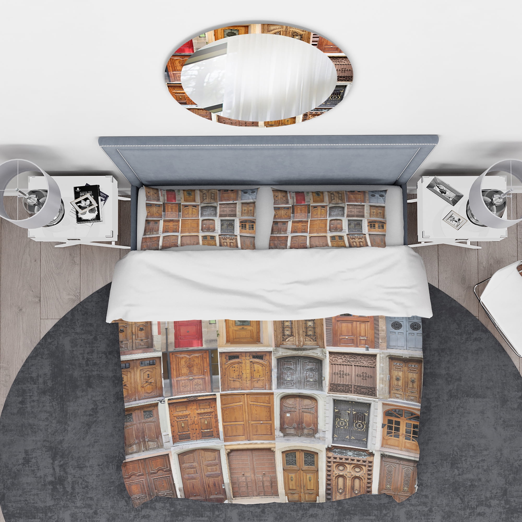 Designart 'Art Nouveau Doors' Modern & Contemporary Duvet Cover Set