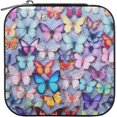 thumbnail image 2 of GZHJMY Butterfly Jewelry Box for Teens Girls Women Birthday Christmas Gift, Portable PU Leather Jewelry Storage Box Mini Travel Jewelry Case for Necklace Bracelet Earrings Rings, 2 of 7